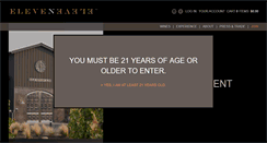 Desktop Screenshot of elevenelevenwines.com